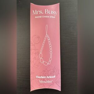 Pink Phone Charm Strap